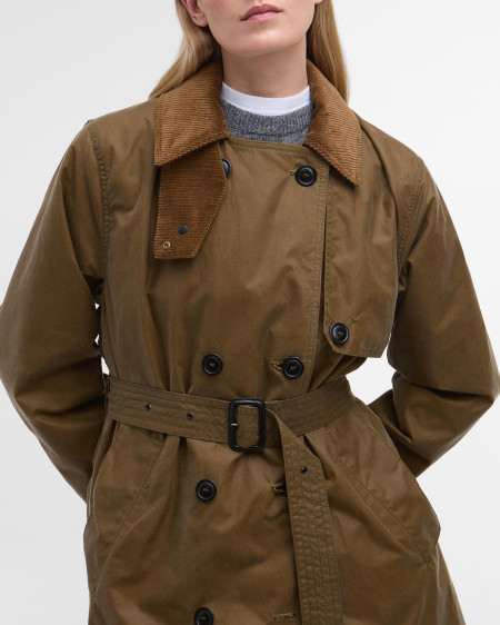 Barbour for Margaret Howell Double-Breasted Waxed Trench Coat