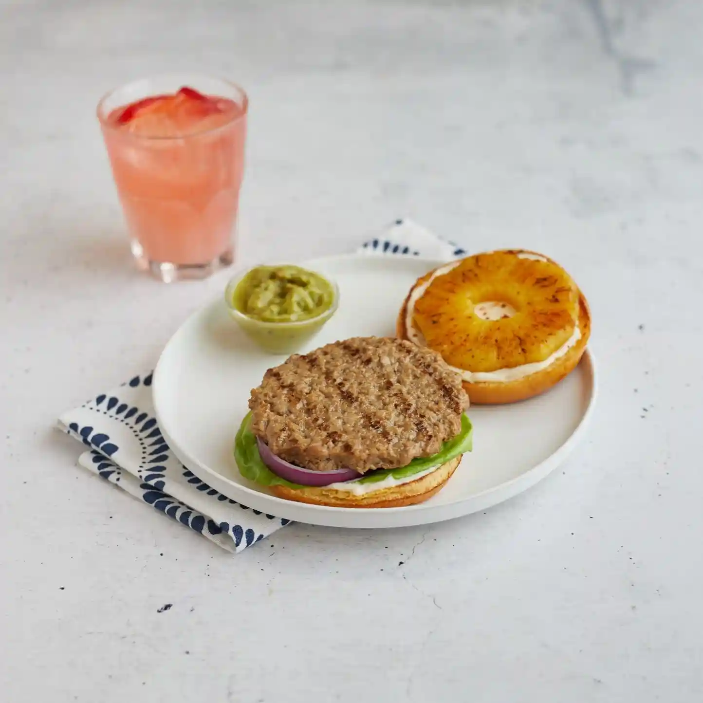 AdvancePierre™ Fully Cooked Flame Grilled Beef Patties, 2.4oz_image_1