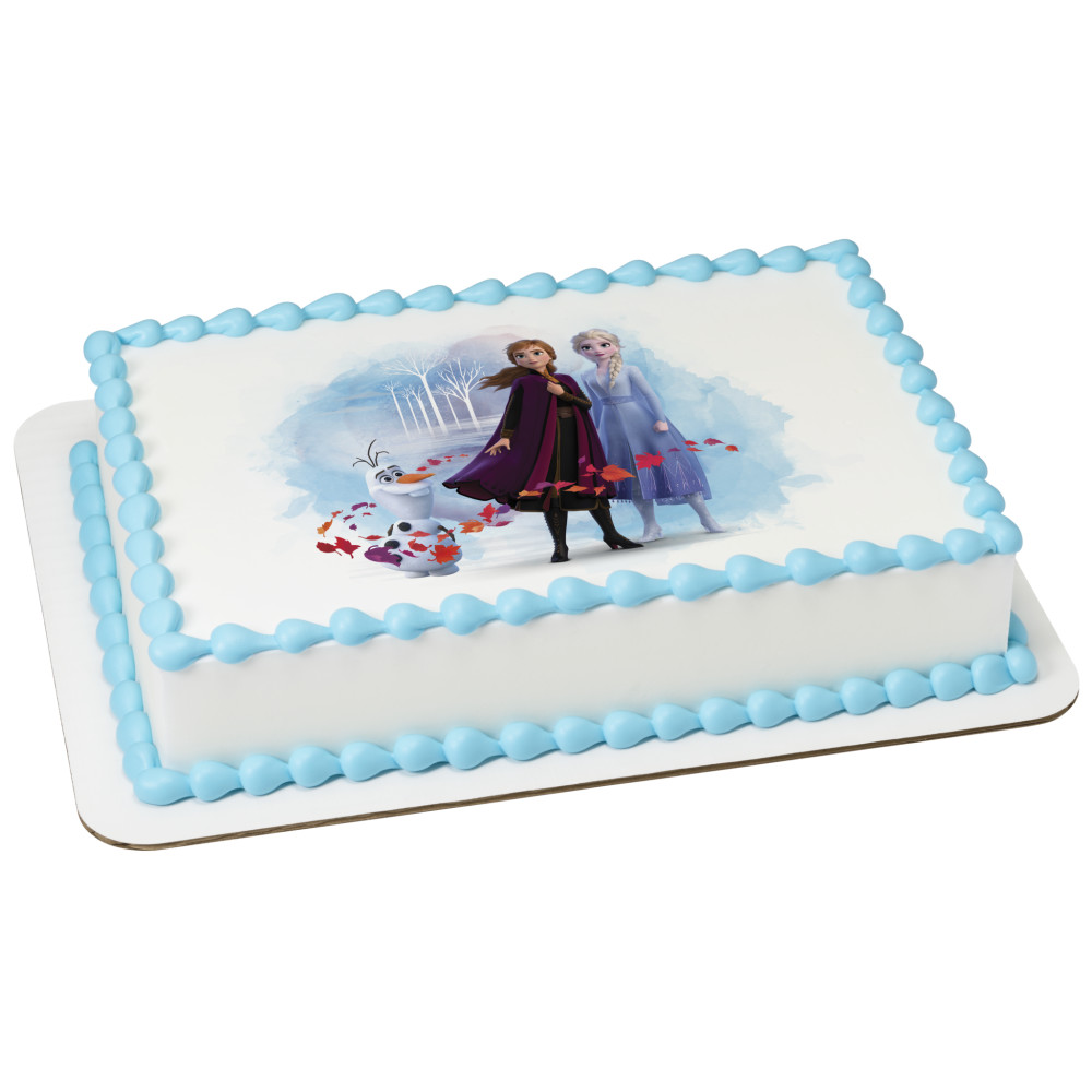 Order Disney Frozen II Elsa, Anna and Olaf Edible Image® by PhotoCake ...