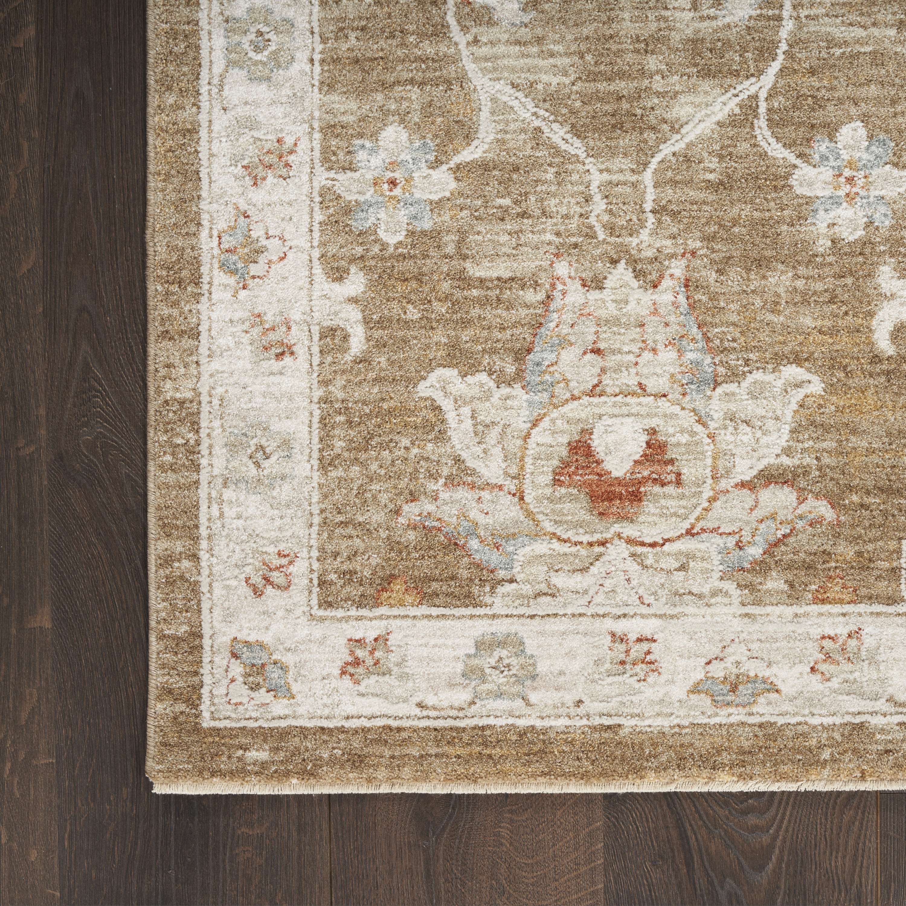 Nourison Infinite 2'3" x 10'2" Mocha Vintage Indoor Rug