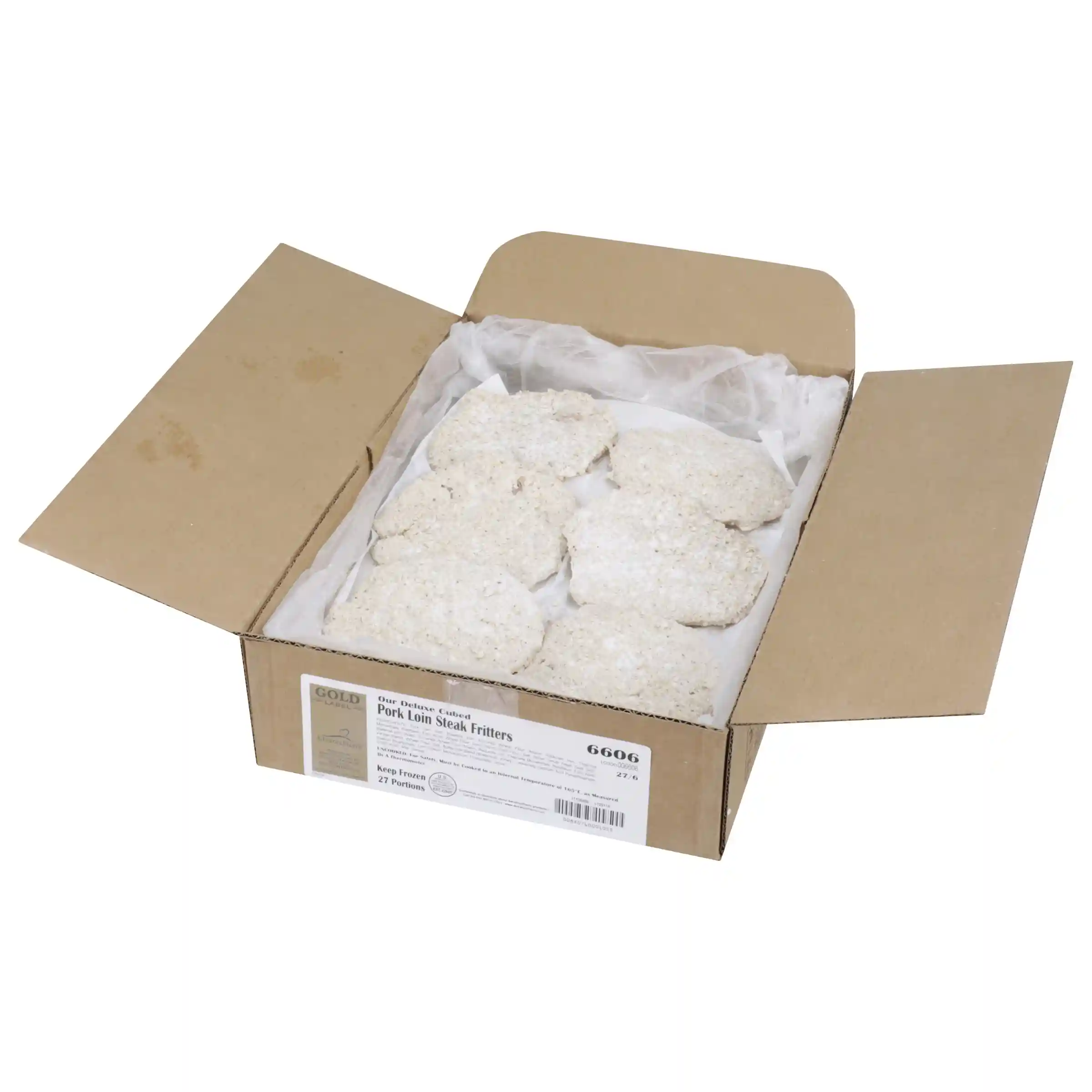 AdvancePierre™ Gold Label Exclusive Cut® Deluxe Whole Muscle Raw Breaded Pork Loin Fritters, 6 oz_image_4