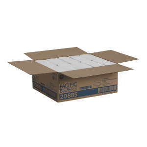 Georgia Pacific, Pacific Blue Ultra, Folded Towel, C-Fold, 1 ply, White