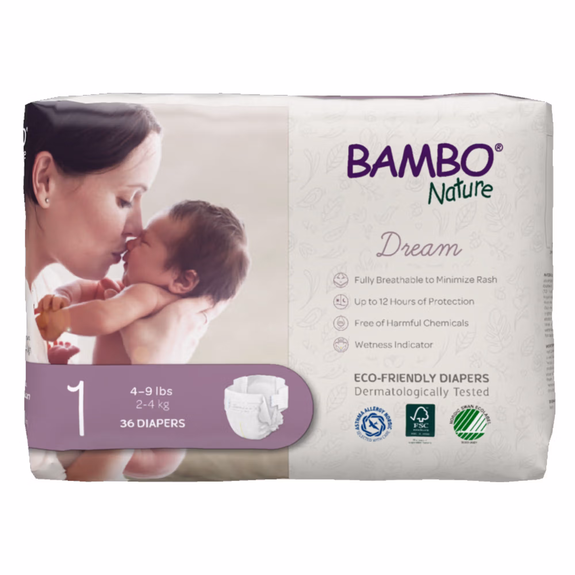 Bambo® Nature Diaper, Size 1