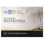 St Cuthberts Saunders Waterford Watercolor Block Cold Pressed White 140lb 20 Sheet 14x10 inch