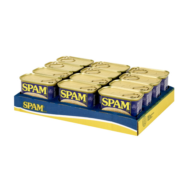 SPAM(r) Classic 12/12 OZ . C1RM - Front Right Open Case (Hi Res)