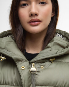 Short Track Line Puffer Jacket 