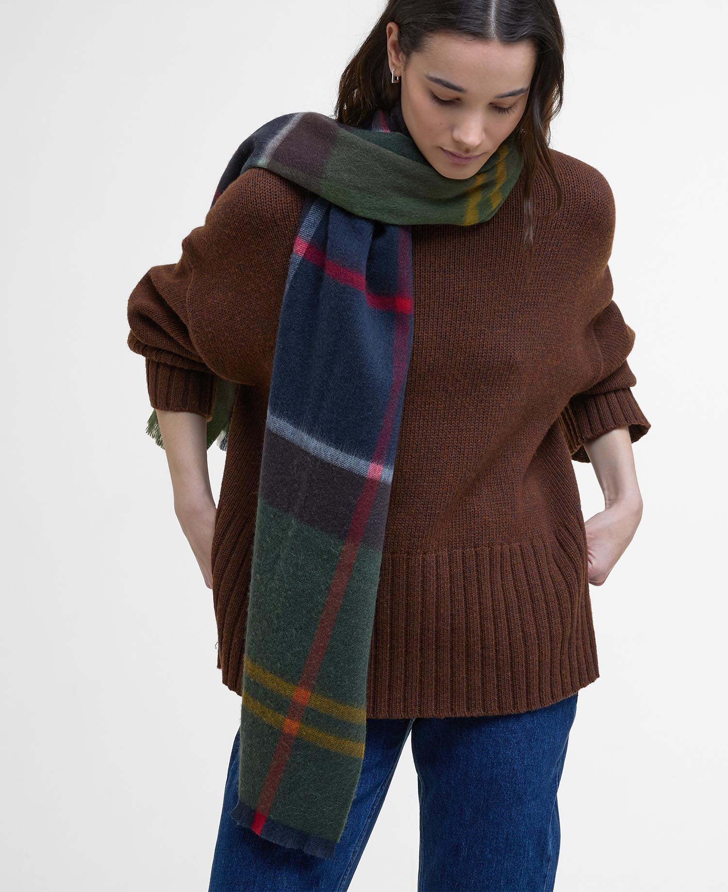 Sciarpa in tartan Rosefield image number 1