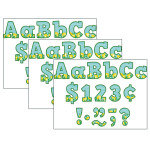 Teacher Created Resources&reg; Lemon Zest Bold Block 4" Letters Combo Pack, 230 Per Pack, 3 Packs TCR8497-3