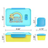 Minions 2 Movie Reusable Divided Bento Box, Stuart the Minion, 3-piece set slideshow image 8 Minions 2 Movie Reusable Divided Bento Box, Stuart the Minion, 3-piece set slideshow image 8