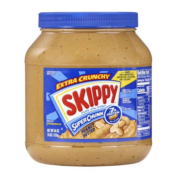 SKIPPY(r) Super Chunk Peanut Butter, 6/4 lb . C1CB - Front Center Inner Pack (Hi Res)