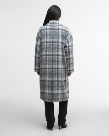 Wollmantel Beattie Soft Grey Check/Onyx Tartan