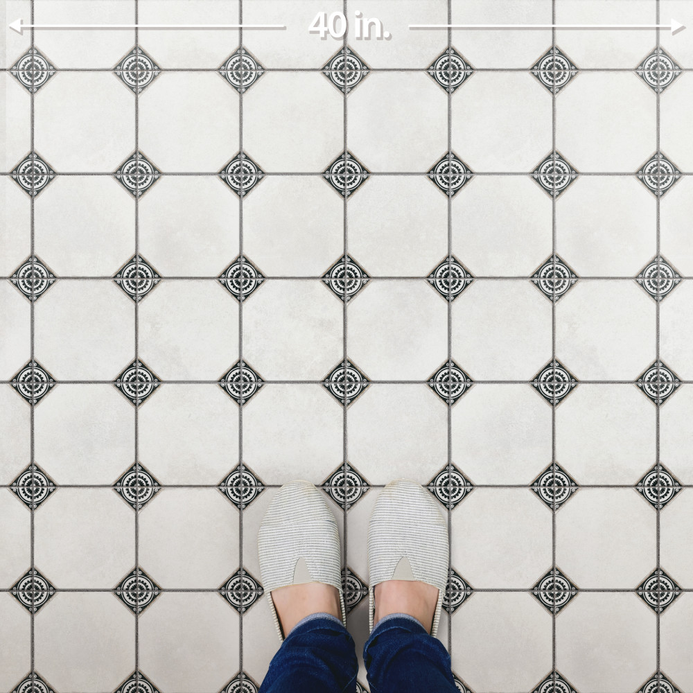 Sample – Englishtown Black Porcelain Floor and Wall Tile