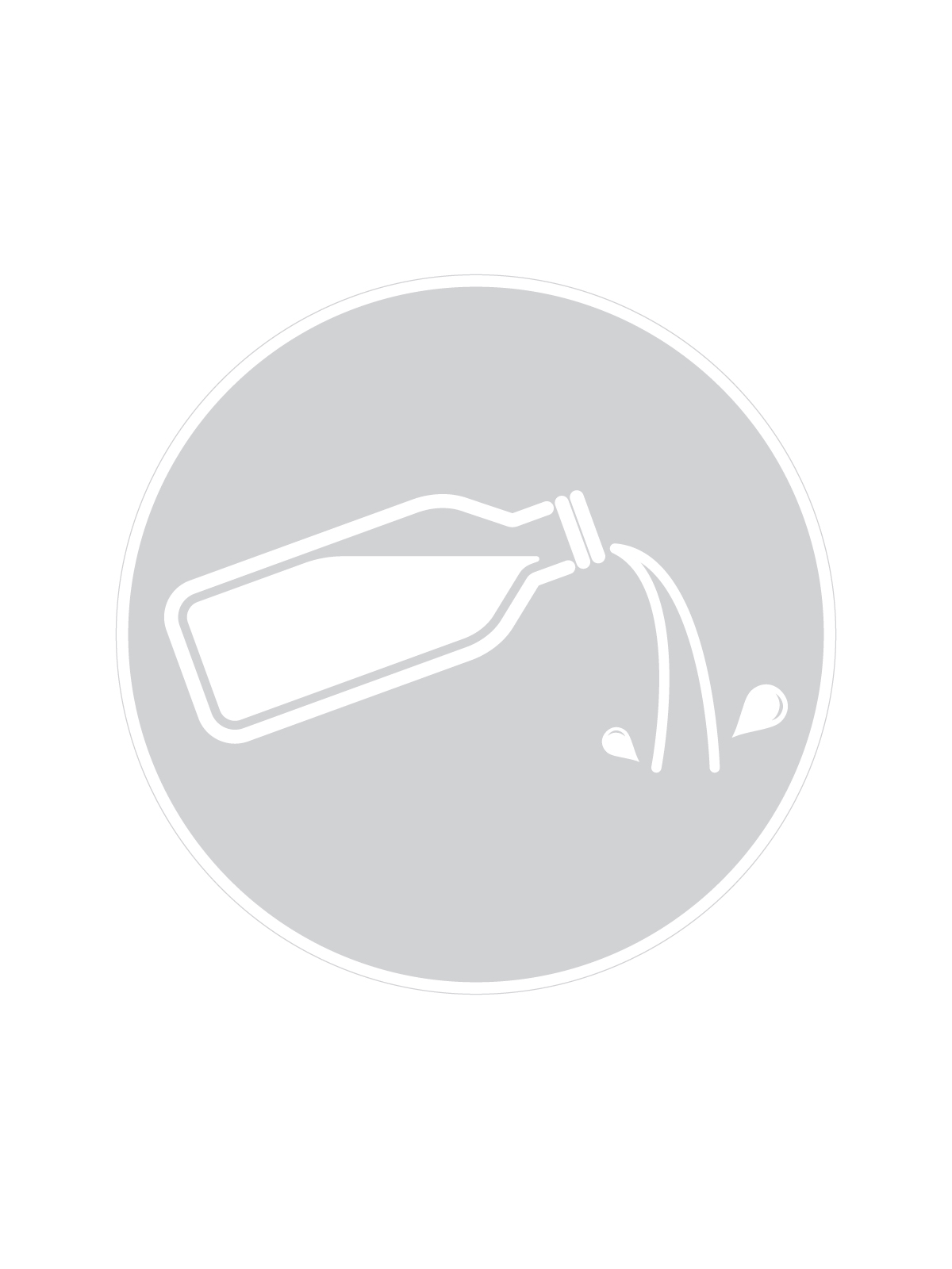 SPECTRUM – Label – Liquid Disposal – Clear-White