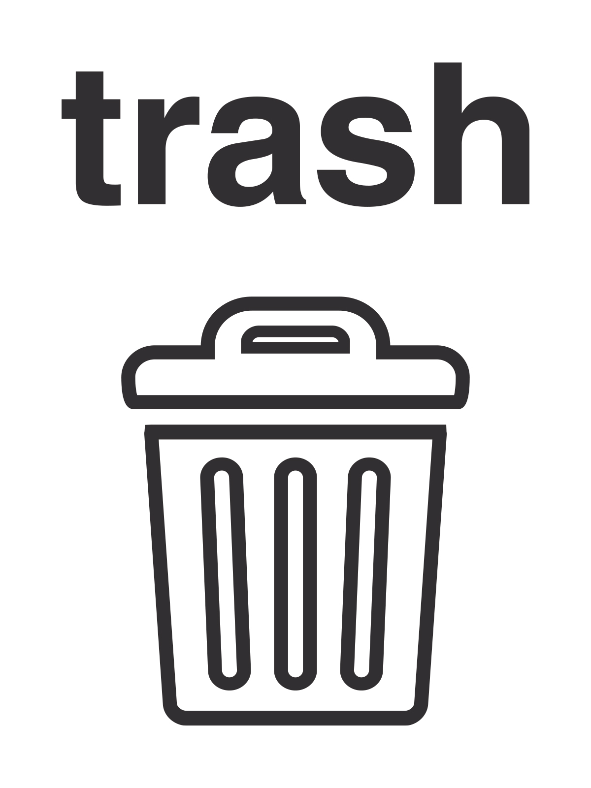 VANTAGE – Label – Trash – Black