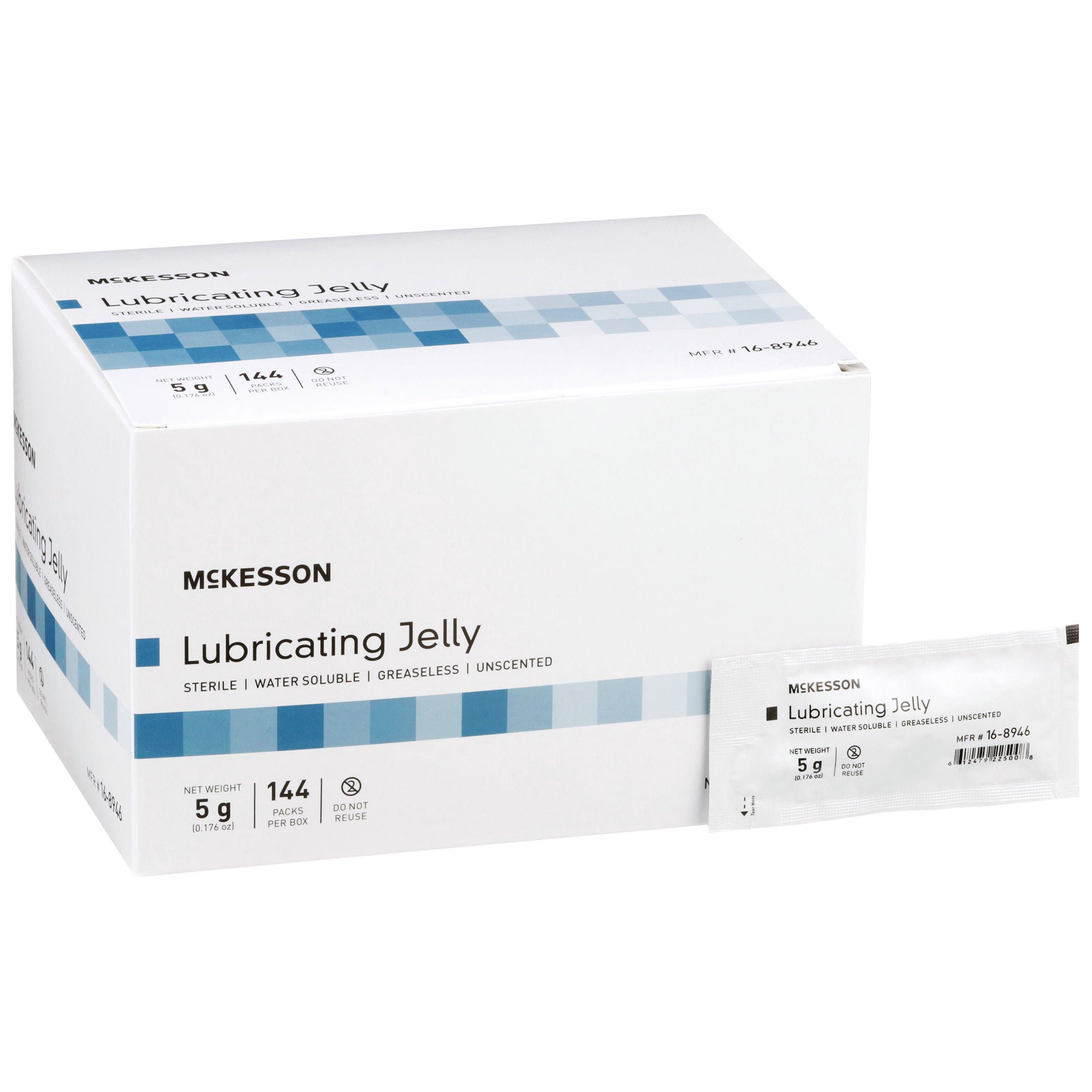 McKesson Lubricating Jelly, 5-gram Packet