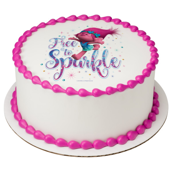 DreamWorks Trolls Free to Sparkle PhotoCake® Edible Image®
