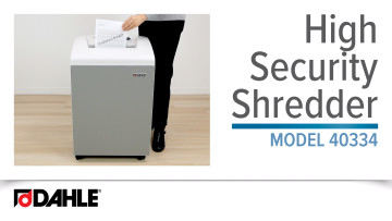 <big><strong>Dahle 40334 </strong></big> <BR> High Security Shredder