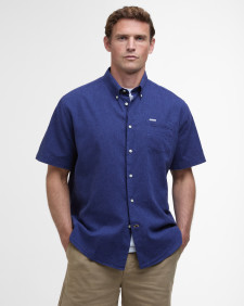 Nelson Regular Short-Sleeved Shirt Indigo