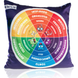 Weighted Emotions Wheel Pillow, Bilingual English & Spanish