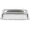Half-size 1 ½-inch-deep Super Pan 3® stainless steel steam table pan