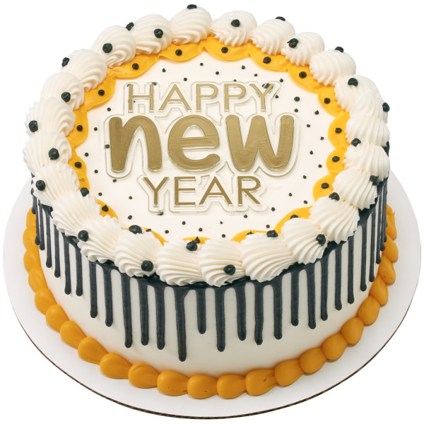 Happy New Year Metallic Layon