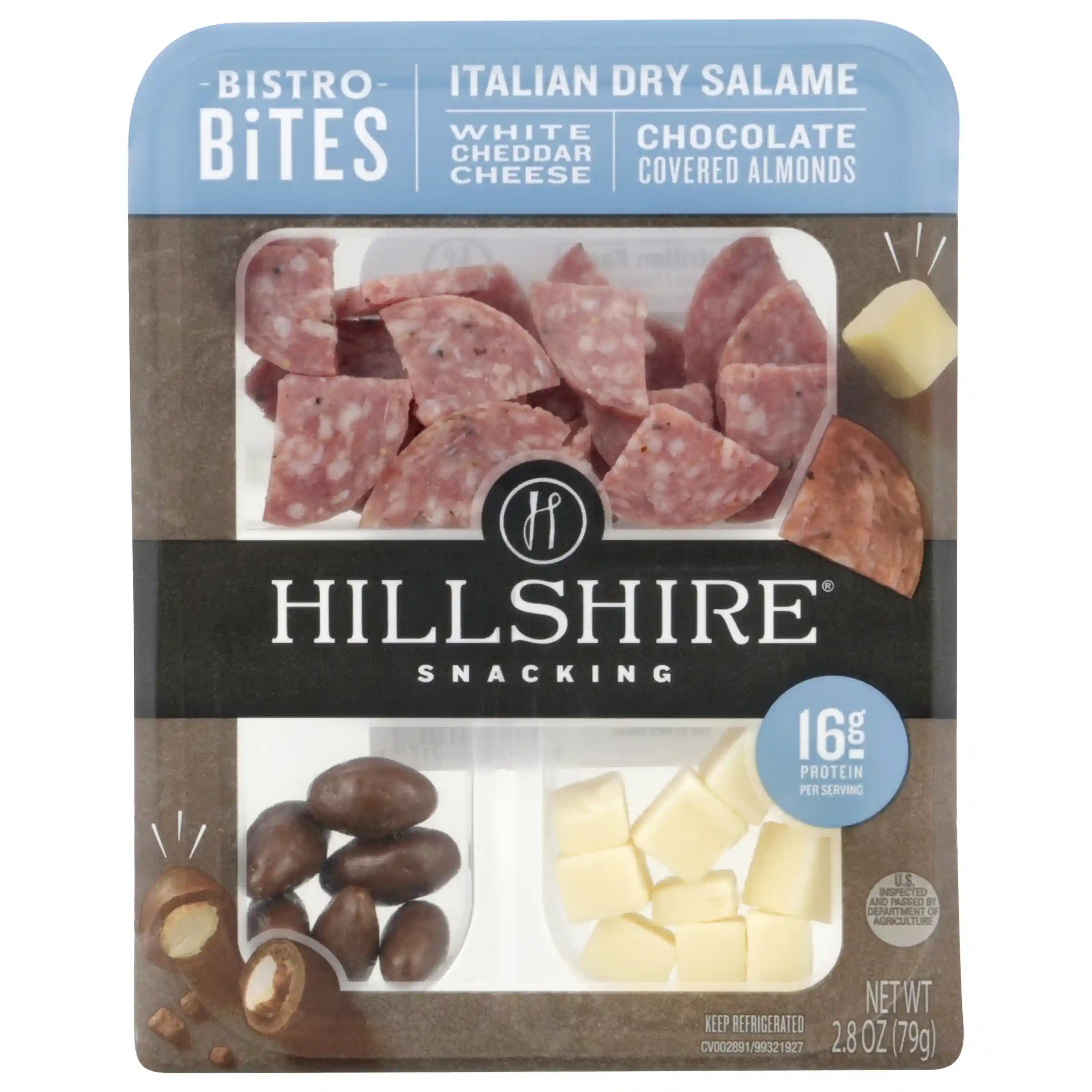 Hillshire® Snacking Bistro Bites Italian Dry Salame and Cheese, Single Serve_image_3