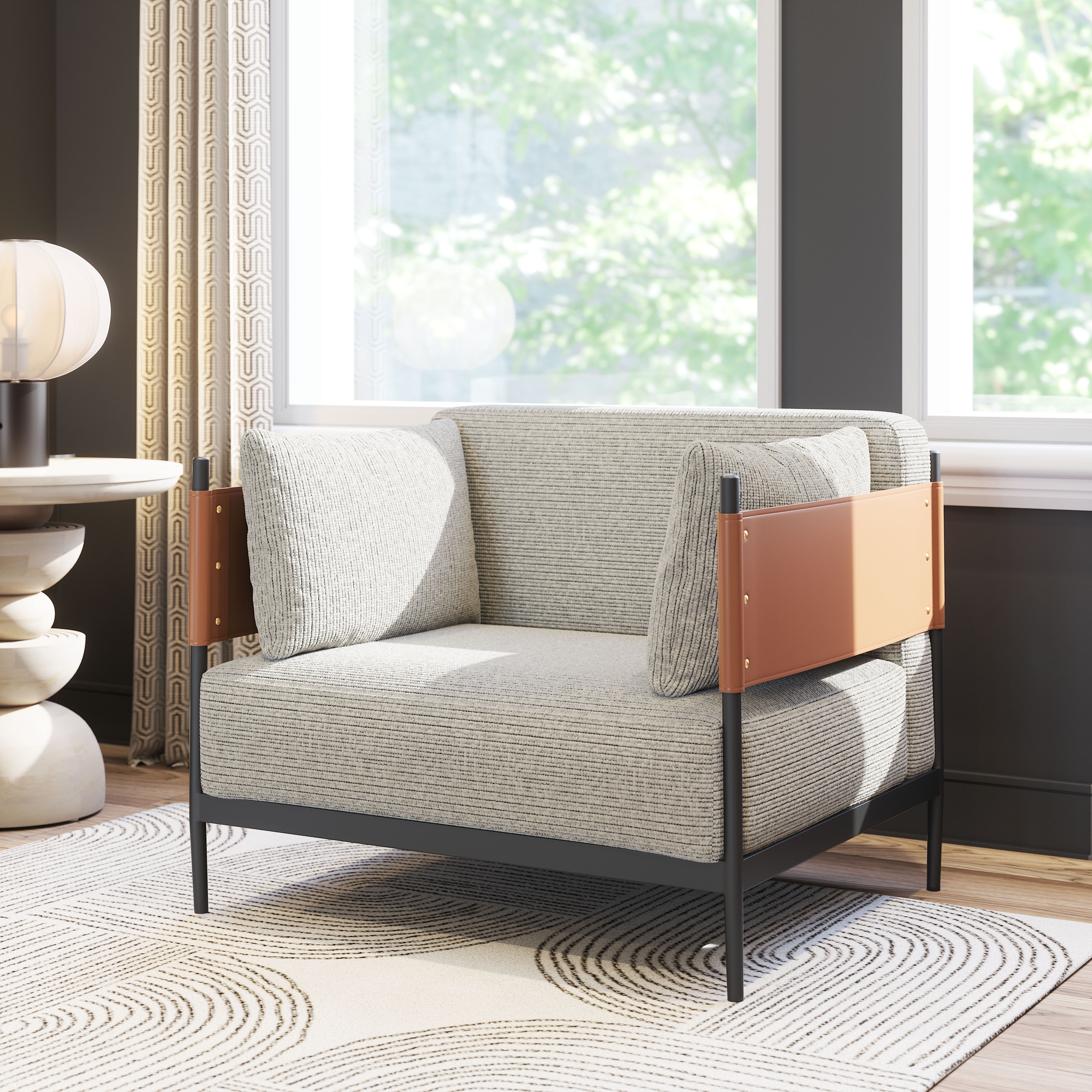 Stirbe Armchair Gray product image