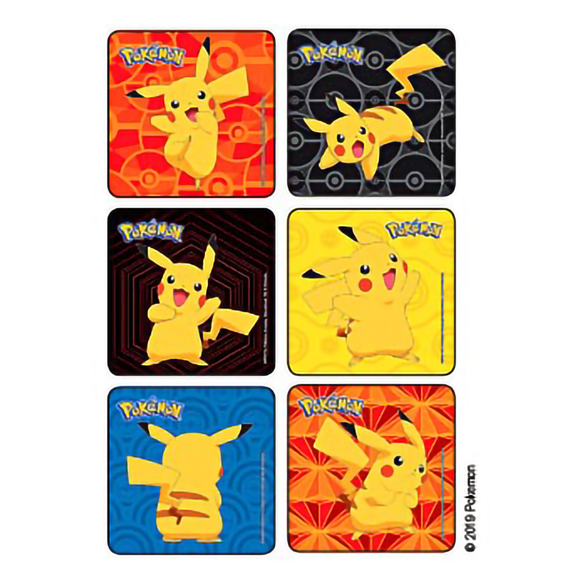 Sticker Kids Love Stickers® 72 per Roll Pokemon Pikachu 2-1/2 X 2-1/2 Inch