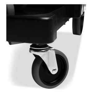 Rubbermaid Commercial, Executive, Janitorial Cleaning Cart, Traditional, Black