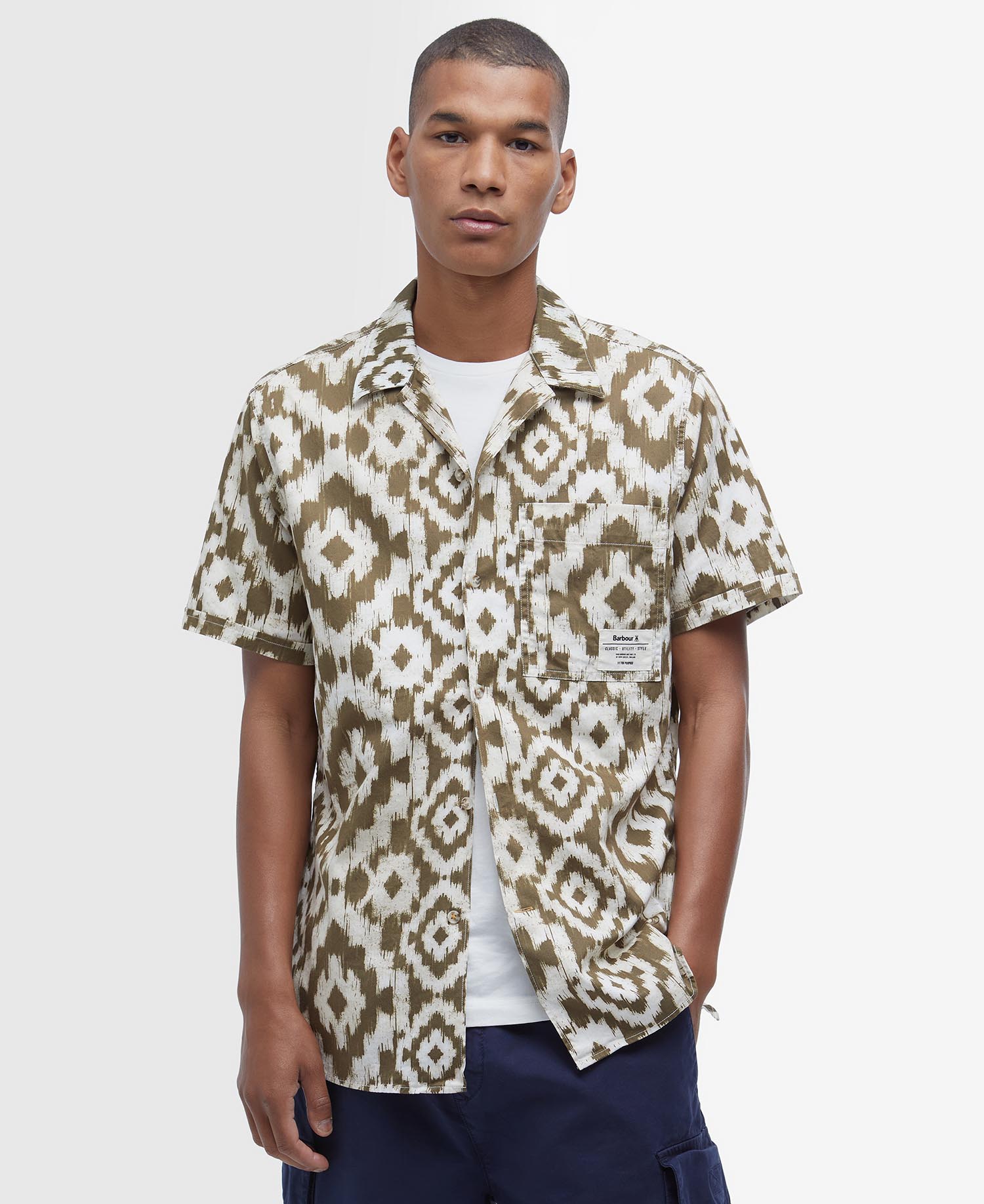 Homelane Printed Short-Sleeved Shirt image number 0