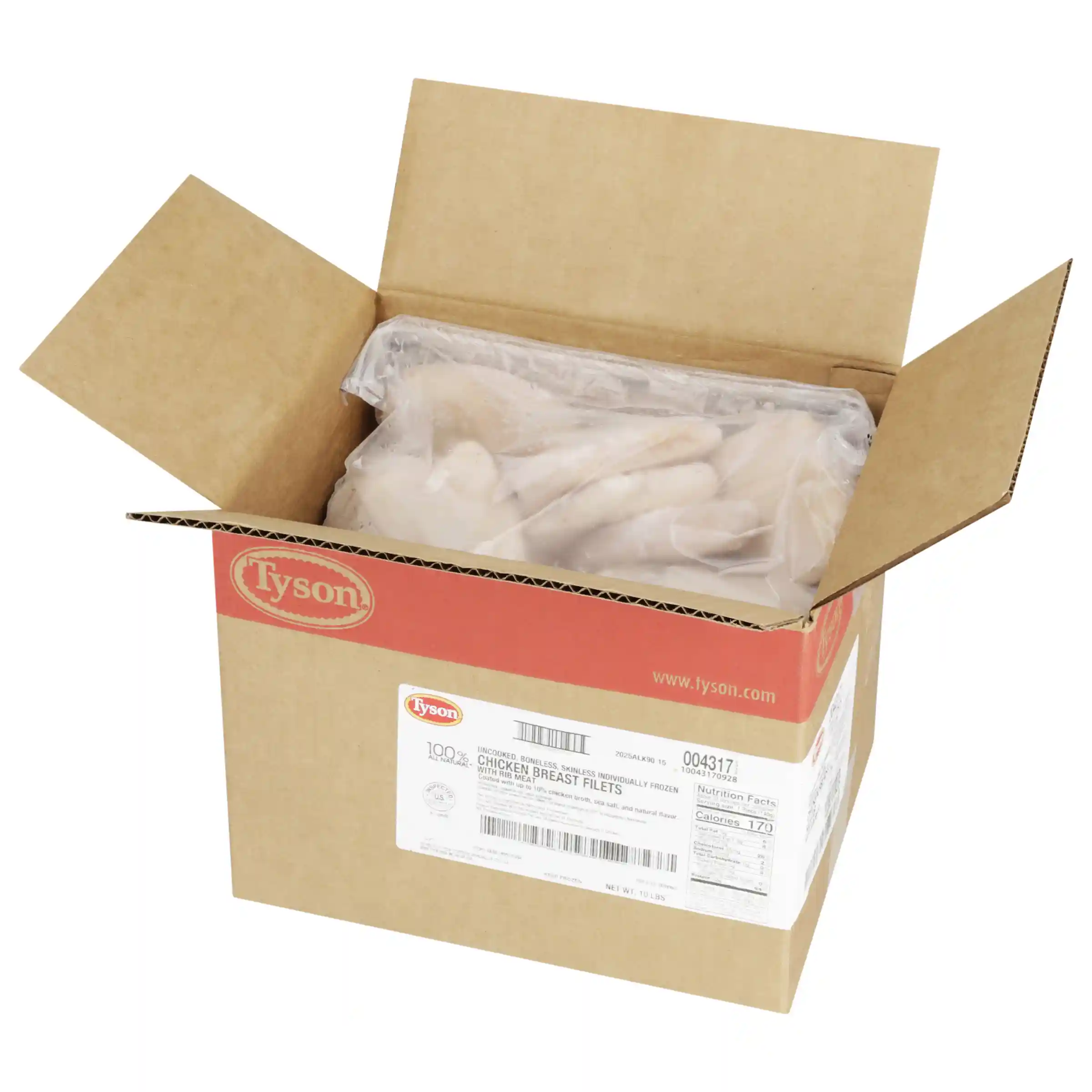 Tyson® All Natural* IF Unbreaded Boneless Skinless Chicken Breast Filets, 5 oz._image_4