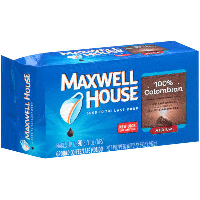 Maxwell House 100% Colombian Ground Coffee 10.5 oz Brick