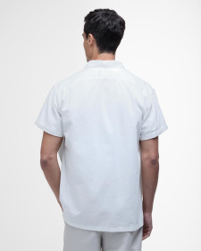 Joshua Textured Short-Sleeved Shirt Whisper White