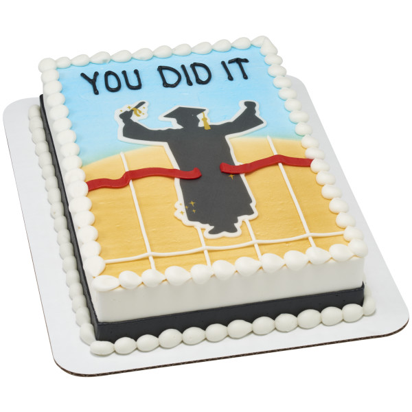 Grad Silhouette Medallions Made Simply™ SugarStyle® Edible Decorations