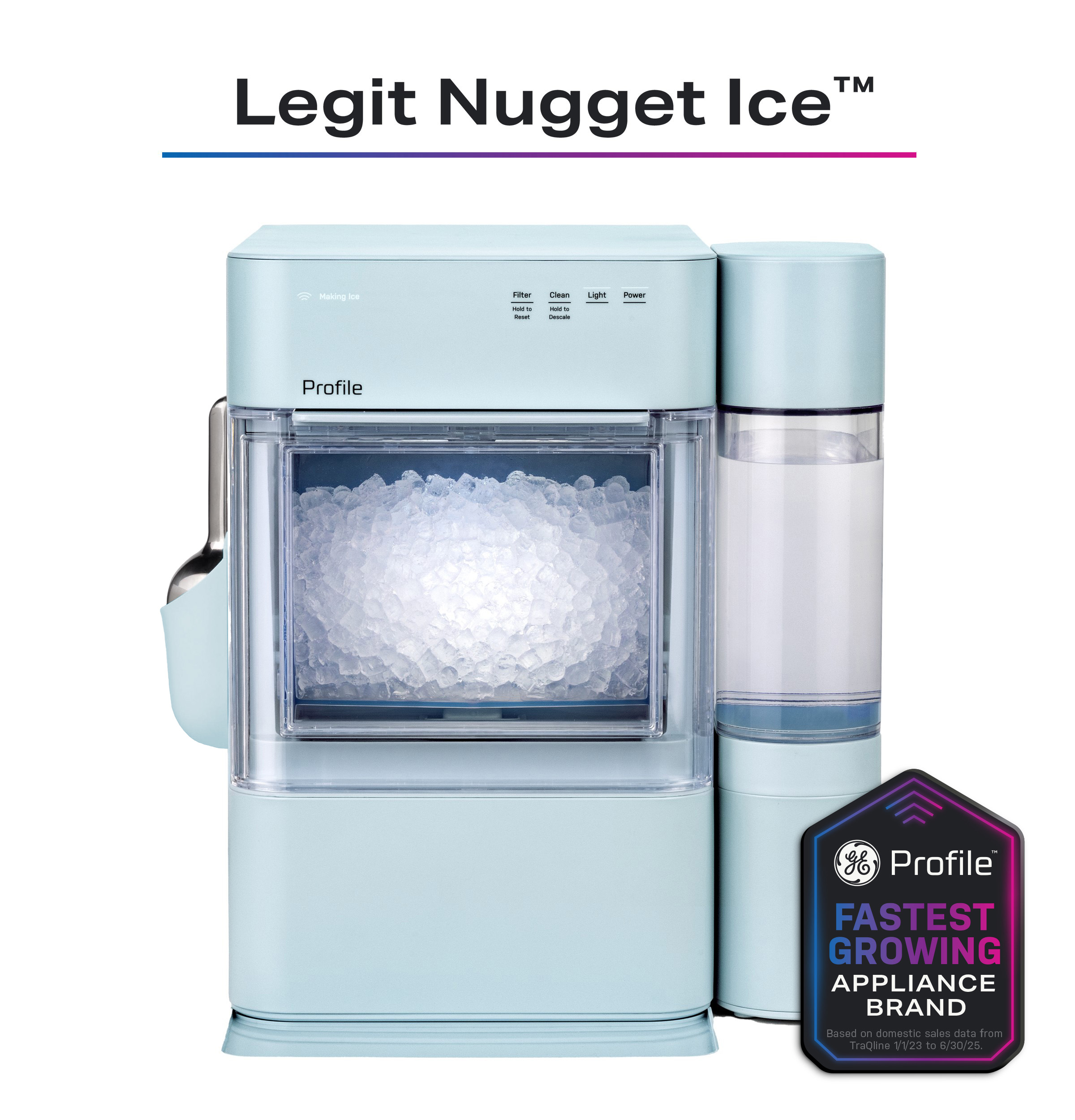 GE Profile™ Opal™ 2.0 Ultra Nugget Ice Maker with 1 Gallon XL Side Tank