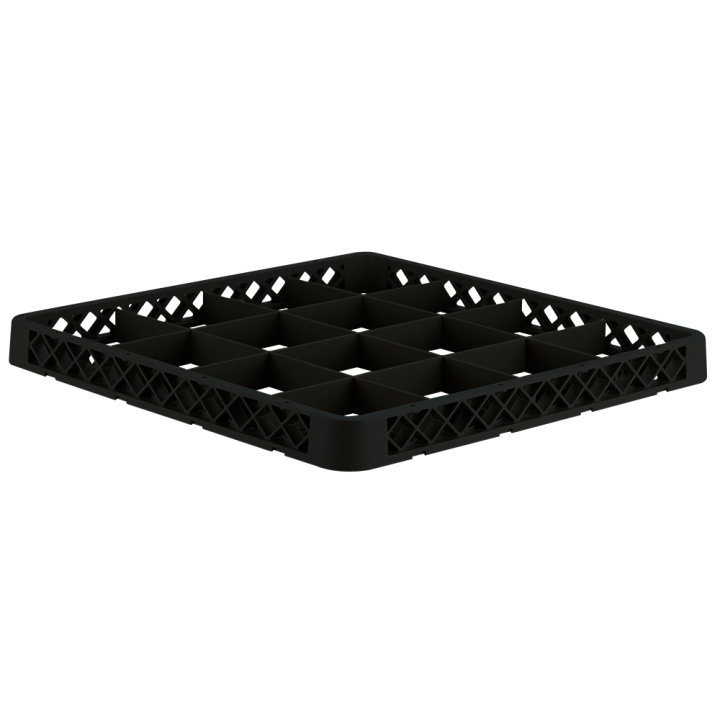 Traex® Full-Size Black 16 Compartment Glass Rack Extender