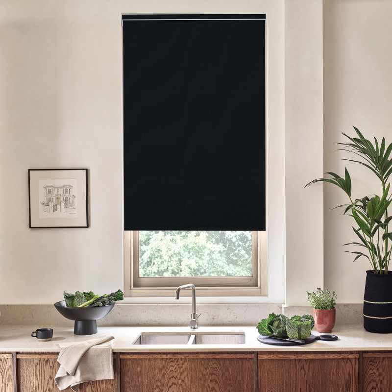 Warren Black Roller Blind