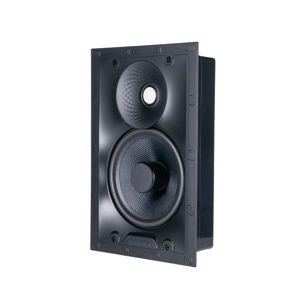 VX66 TL 6" RECTANGLE IN-WALL THIN-LINE SPEAKER W/ WHITE MICRO TRIM GRILLE (1 EACH)
