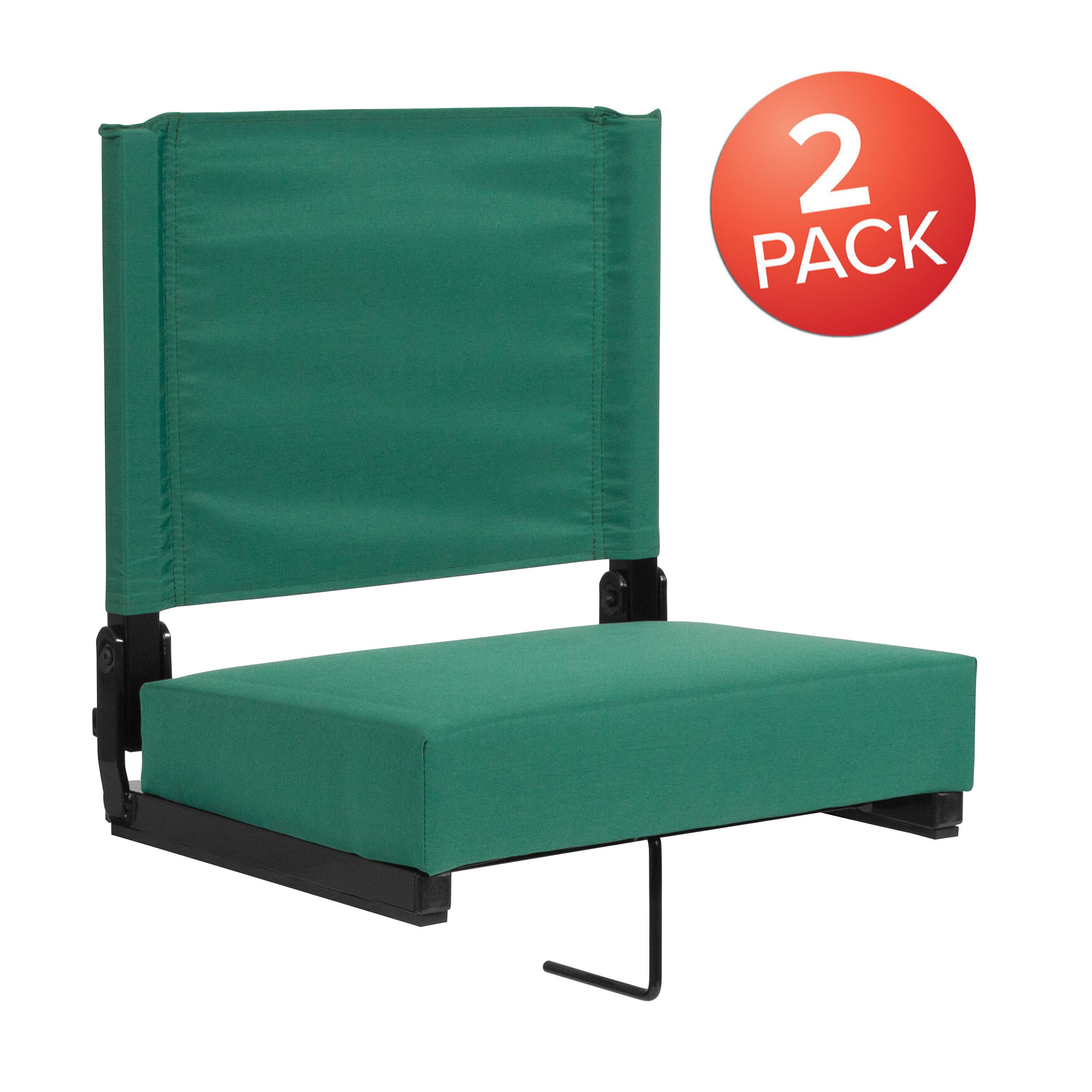 Juego de 2.500 lb. Silla de estadio ligera clasificada con asiento ultra acolchado, azul marino... - Imagen 68 de 175