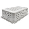 Full-size 6-inch-deep Super Pan V® perforated stainless steel steam table pan