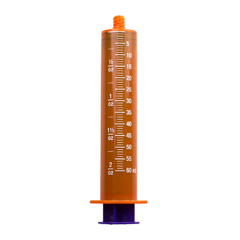 Vesco Medical SYRINGE, ENFIT TIP AMBER BULK N/S 60ML (100/BX 4BX/CS)