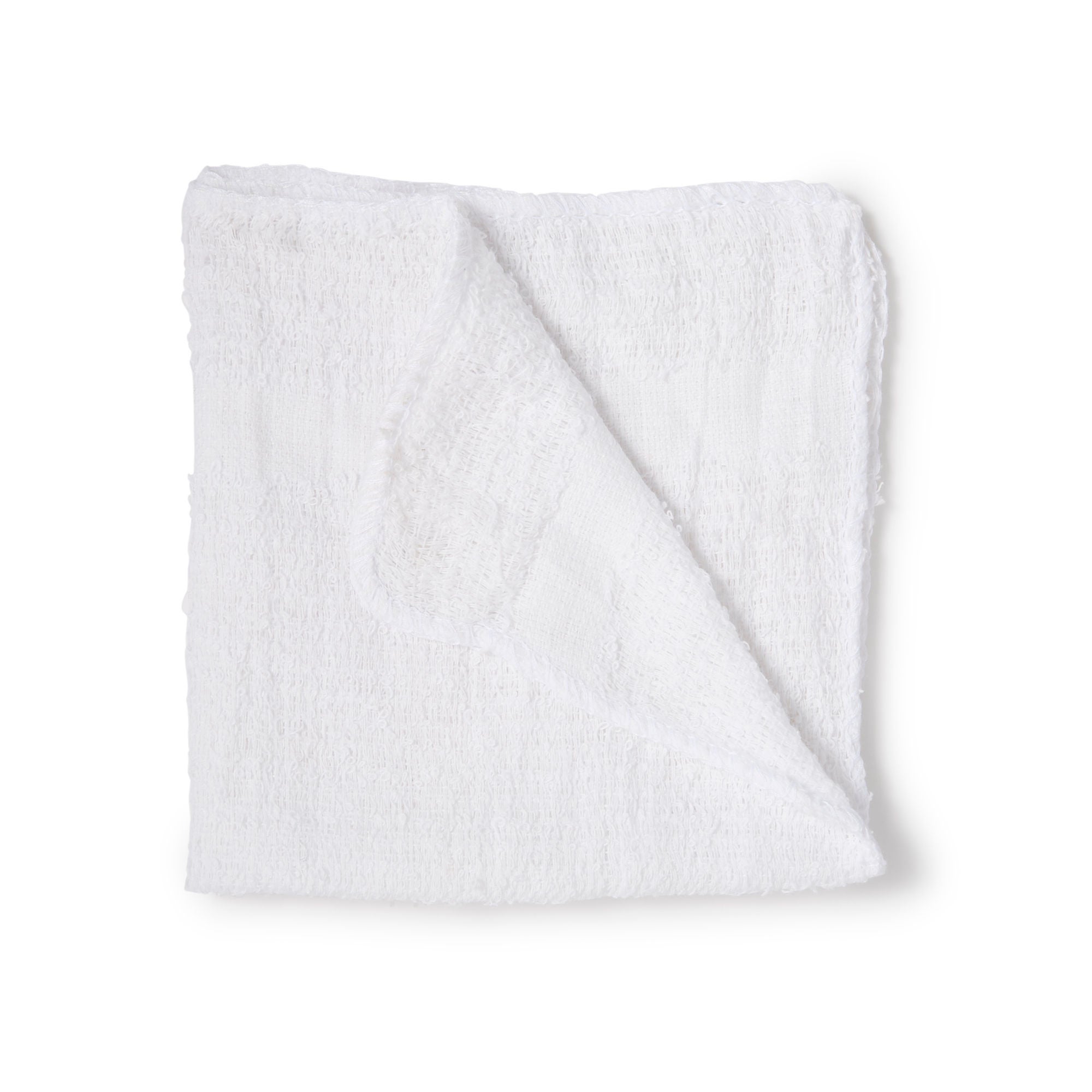 Lew Jan Textile WASHCLOTH, 1LB IMPORT WHT 12X12