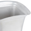 1-quart Miramar® contemporary stainless steel sixth-size food pan