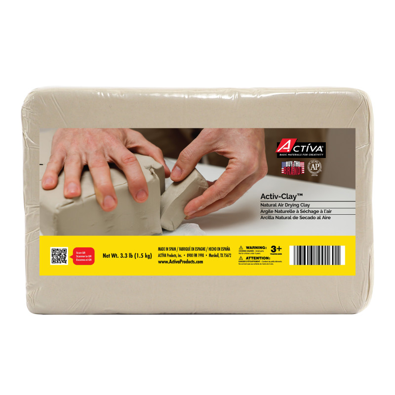 Activ-Clay™ Air Dry Clay, White, 3.3 lbs.