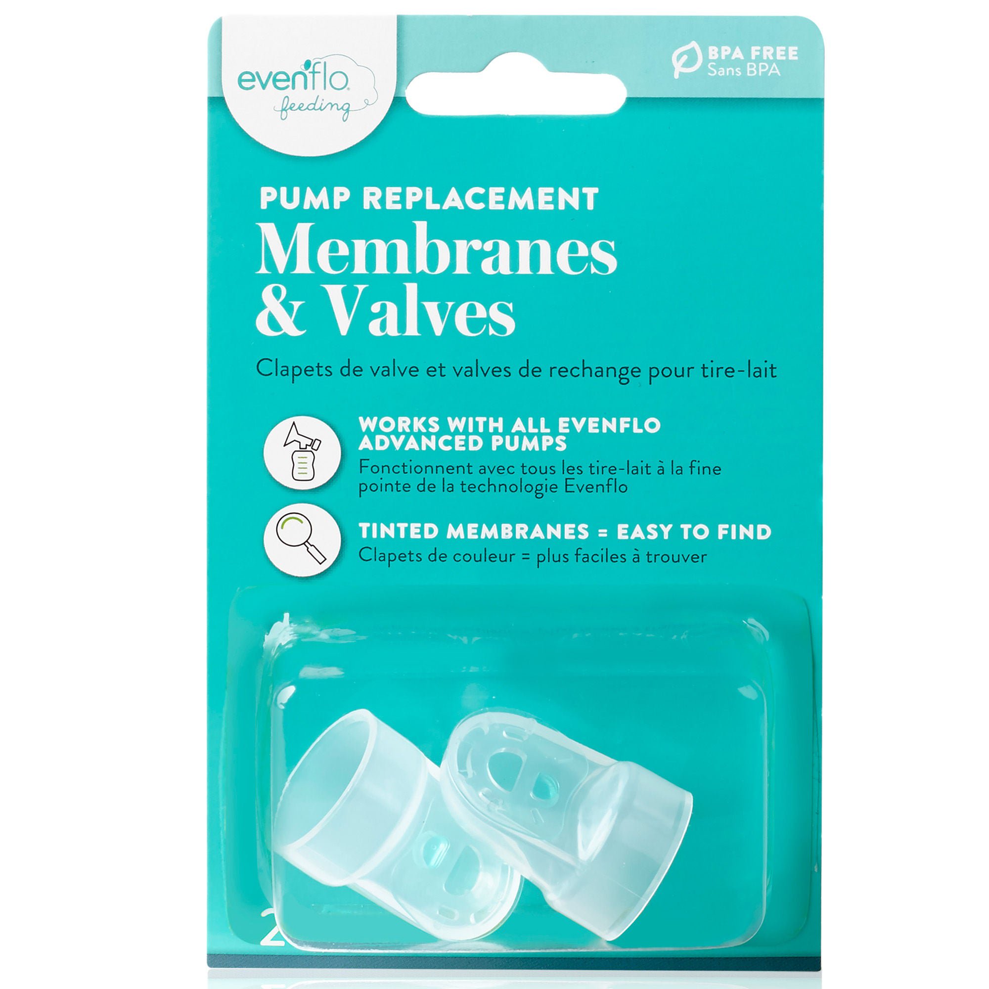 Evenflo® Breast Pump Replacement Membrane and Valve