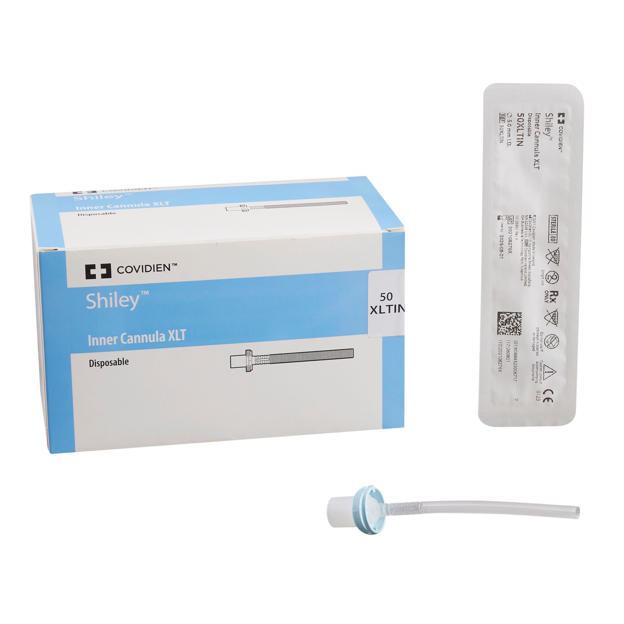 Shiley™ XLT Tracheostomy Tube and Disposable Cannula, Size 5