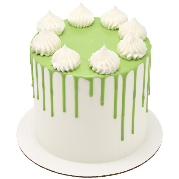 Bright Green Cake Drip
