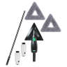 Unger, Stingray® Refillable Microfiber Cleaning Kit 5'