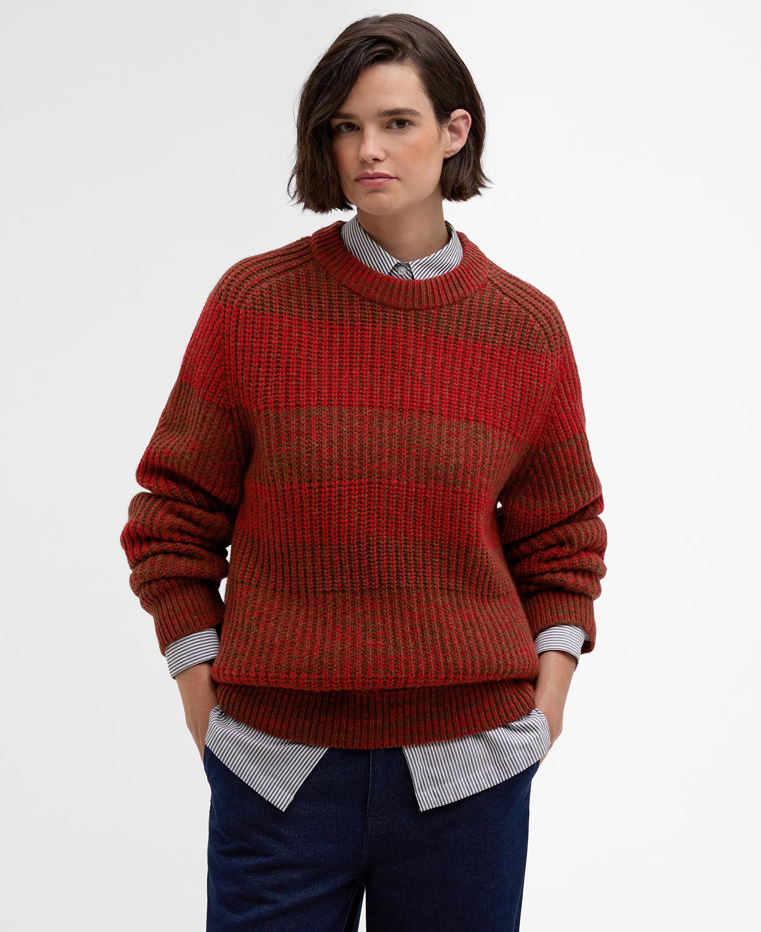 Maglione girocollo Saddle Paul Smith loves Barbour image number 2