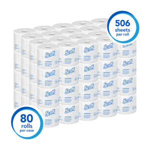 KIM13217, Kimberly Clark, Scott, 2 ply, 4in Bath Tissue